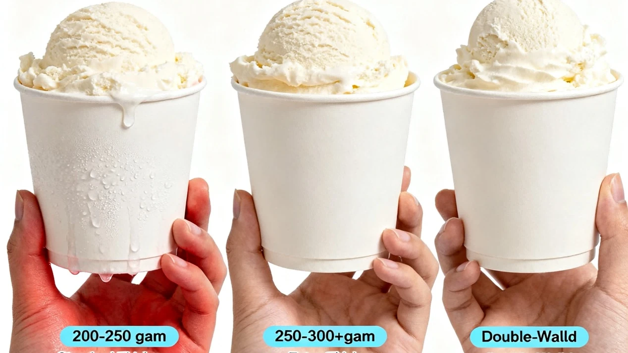 Kraft Paper Ice Cream Cups 5 Kraft Paper Ice Cream Cups 5