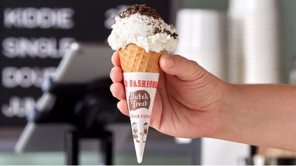 Custom paper ice cream cone sleeve 1 Custom paper ice cream cone sleeve 1