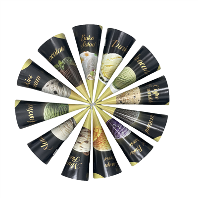 Nón giấy nhôm 22 độ 65 * 167mm dành cho chuỗi quán cà phê và nhà hàng